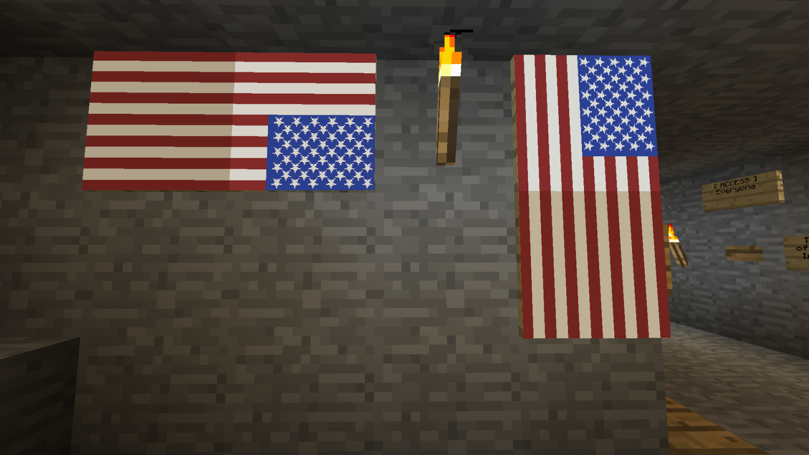 How to Make an American Flag Banner in Minecraft