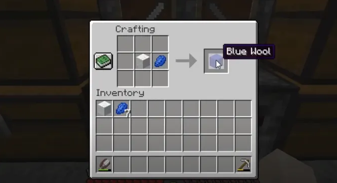 Blue Wool in minecraft