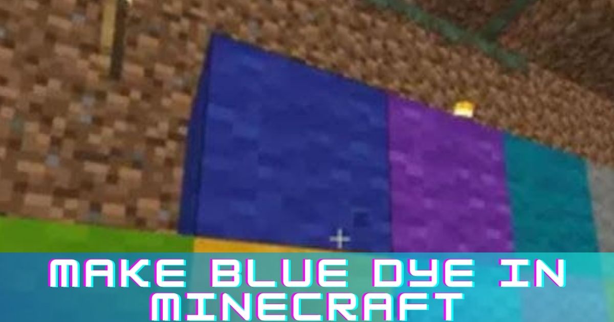 How To Make Blue Wool In Minecraft