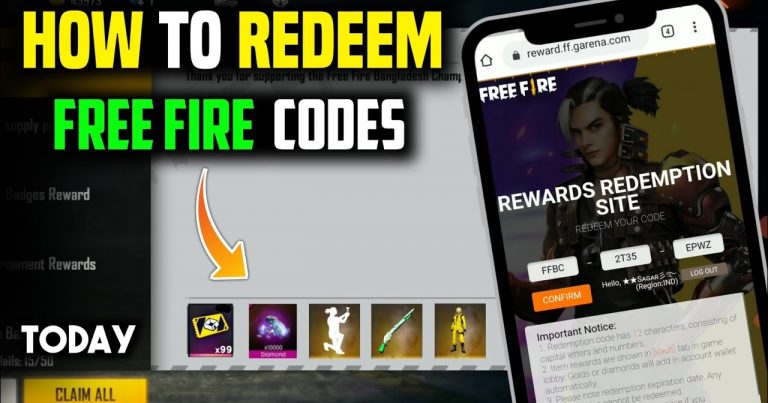 Free Fire Redeem Code Today 20 August 2021
