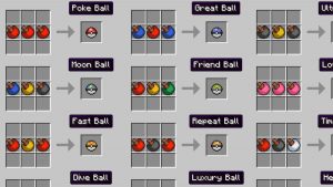 How to Make Poké Balls In Pixelmon Reforged Mod