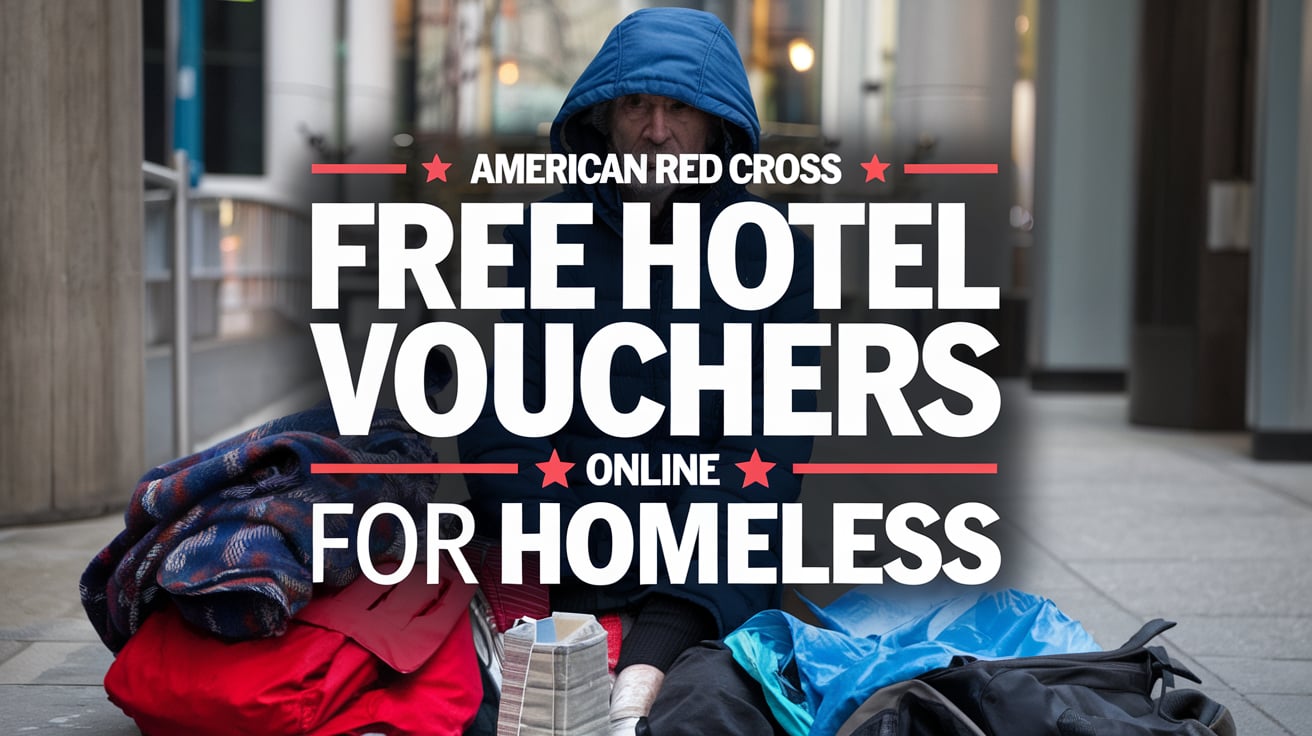 American Red Cross Free Hotel Vouchers Online for Homeless