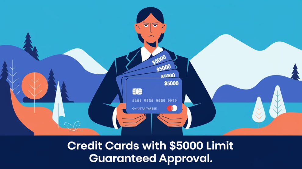 Credit Cards with $5000 Limit Guaranteed Approval