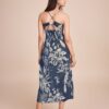 Women Floral Printed Cotton Empire Midi Dress - Image 2